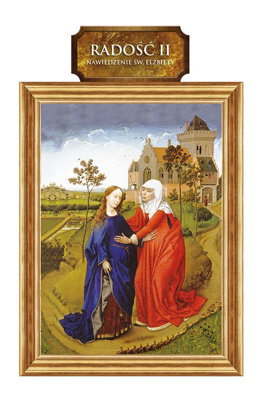 Siedem Radosci Maryi - Radosc II - Nawiedzenie Swietej Elzbiety - Obraz religijny