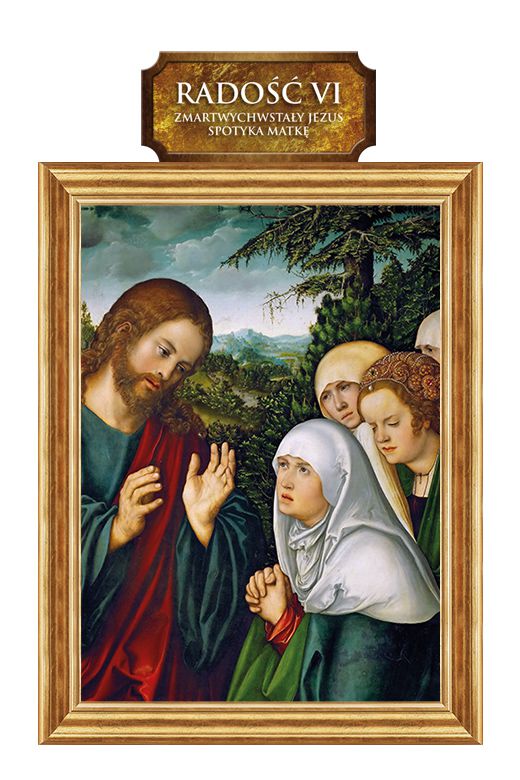 Siedem Radosci Maryi - Radosc VI - Zmartwychwstanie Pana Jezusa - Obraz religijny