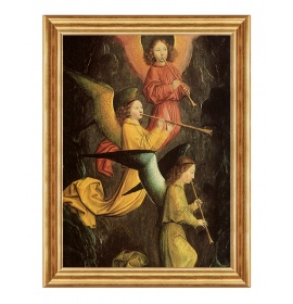 Anioły grające na trąbkach - 113 - Obraz religijny