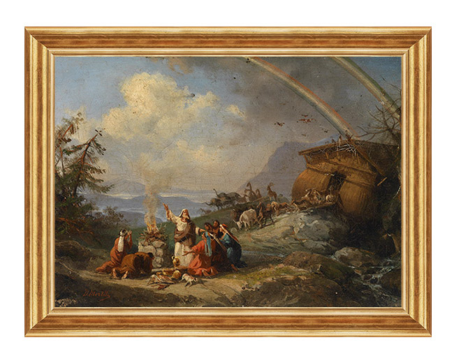 Arka Noego - Scena Biblijna - Obraz na plotnie