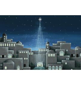 Boże Narodzenie - Tło szopki - 33 - Baner religijny - 300x200 cm