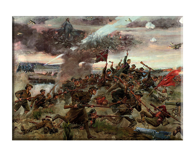 Cud nad Wisłą - Bitwa Warszawska - Obraz religijny