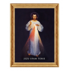 Jezu Ufam Tobie - Wilno - Napis biały - 22 - Obraz religijny