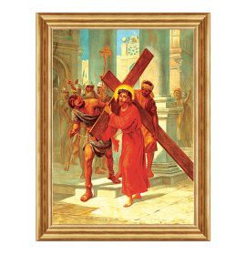 Jezus bierze krzyż na swoje ramiona - Stacja II - Lubaczów I
