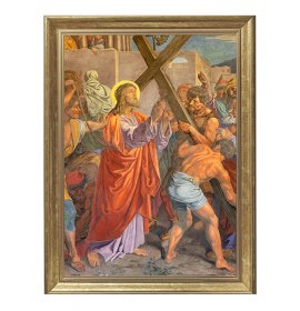 Jezus bierze krzyż na swoje ramiona - Stacja II - Wiedeń
