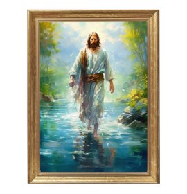 Jezus chodzący po wodzie - 01 - Obraz religijny