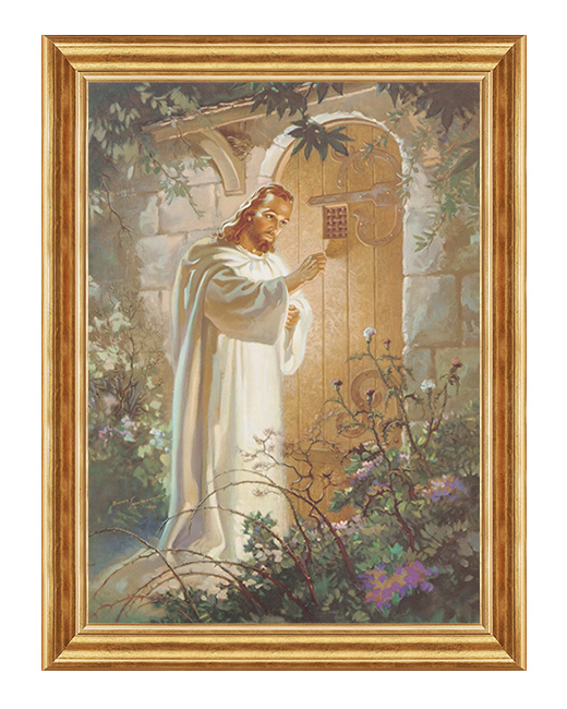 Jezus do drzwi pukajacy - Obraz religijny