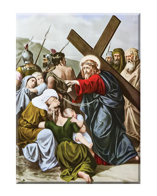 Jezus pociesza płaczące niewiasty - Stacja VIII - Neapol
