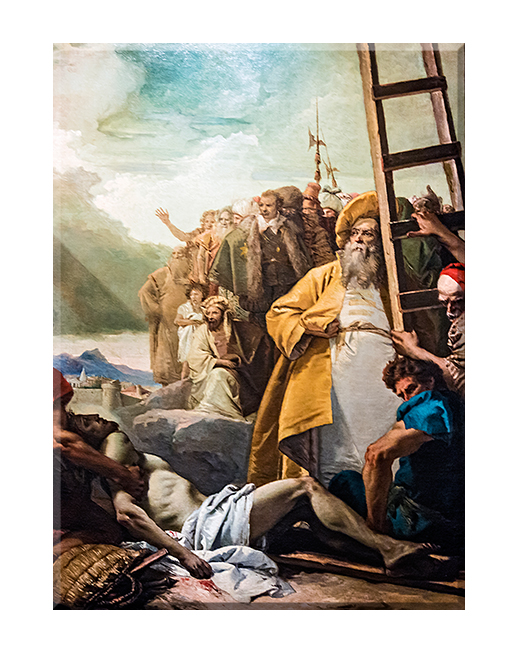 Jezus przybity do krzyża - Stacja XI - Wenecja