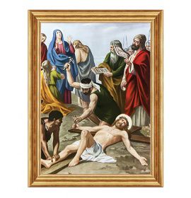 Jezus przybity do krzyża - Stacja XI - Neapol