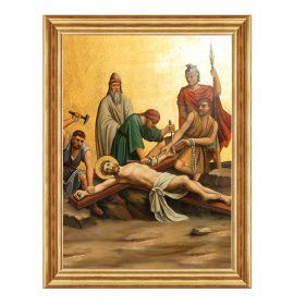Jezus przybity do krzyża - Stacja XI - Francja, Avinion