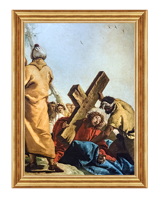 Jezus upada po raz drugi - Stacja VII - Wenecja