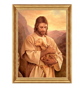 Jezus z barankiem - 11 - Obraz religijny