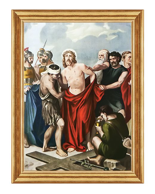 Jezus z szat obnażony - Stacja X - Neapol