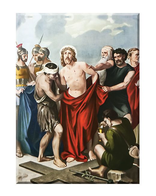 Jezus z szat obnażony - Stacja X - Neapol