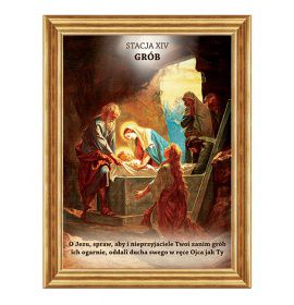 Jezus złożony do grobu - Stacja XIV - Lubaczów II