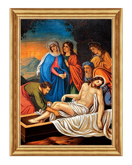 Jezus złożony do grobu - Stacja XIV - Boleszyn
