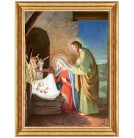 Narodzenie Pana Jezusa - Ogród różańcowy II - Obraz sakralny