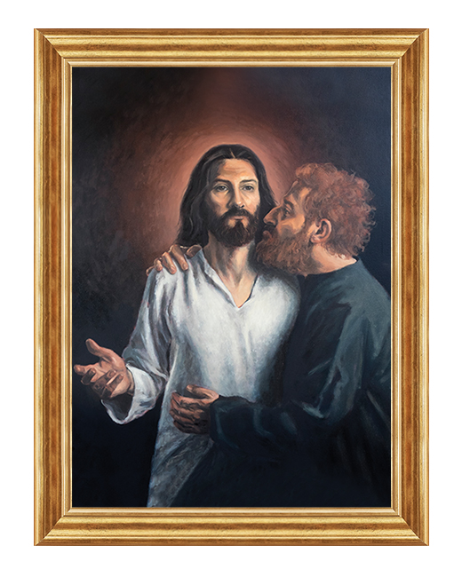 Jezus i Judasz - Obraz religijny