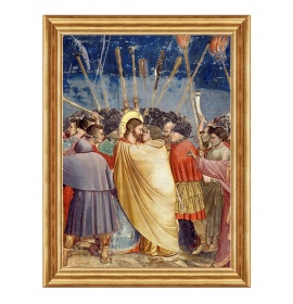 Pan Jezus i Judasz - Pocałunek Judasza - Giotto - 02 - Obraz religijny