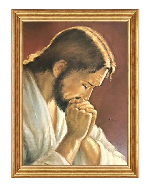 Jezus modlacy sie - Obraz na plotnie