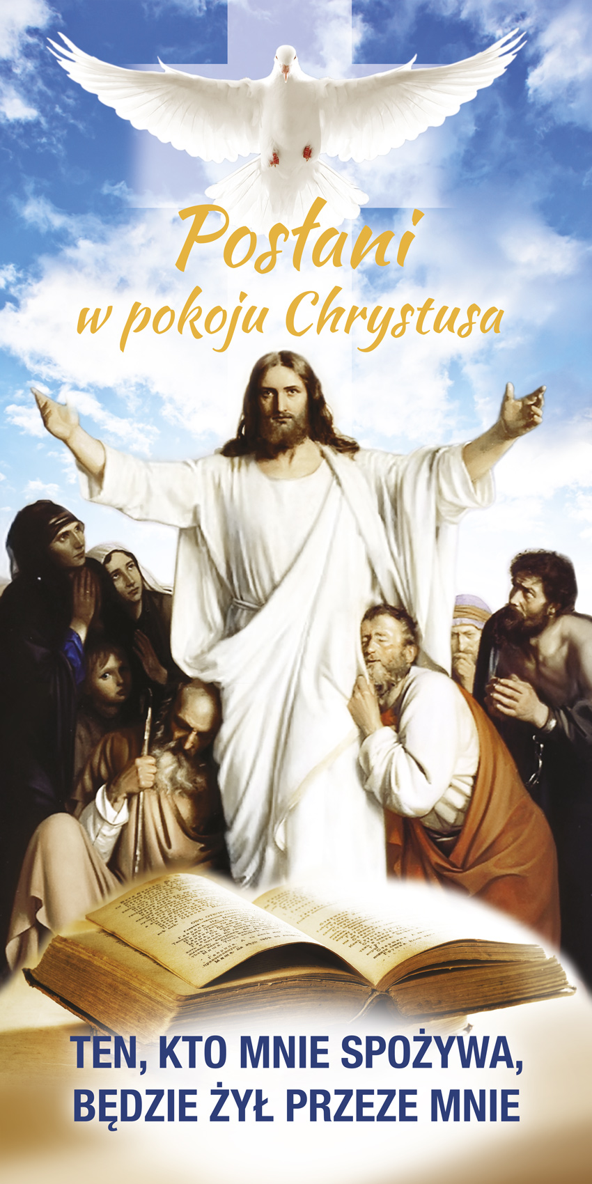 Posłani w pokoju Chrystusa - 11 - Baner religijny - 150x300