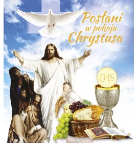 Posłani w pokoju Chrystusa - 12 - Baner religijny - 100x110