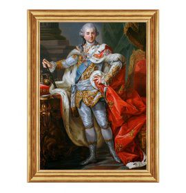 Stanisław August Poniatowski w stroju koronacyjnym - Marcello Bacciarelli - Obraz patriotyczny