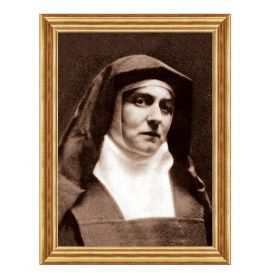 Św. Teresa Benedykta od Krzyża - Edith Stein - Sepia - 01 - Obraz religijny