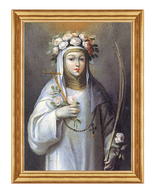 Swieta Roza z Limy - Obraz religijny na plotnie
