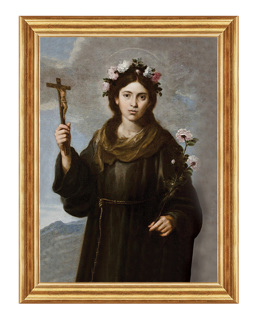 Swieta Roza z Viterbo - Obraz religijny na plotnie