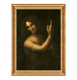 Święty Jan Chrzciciel - Leonardo da Vinci - 04 - Obraz religijny
