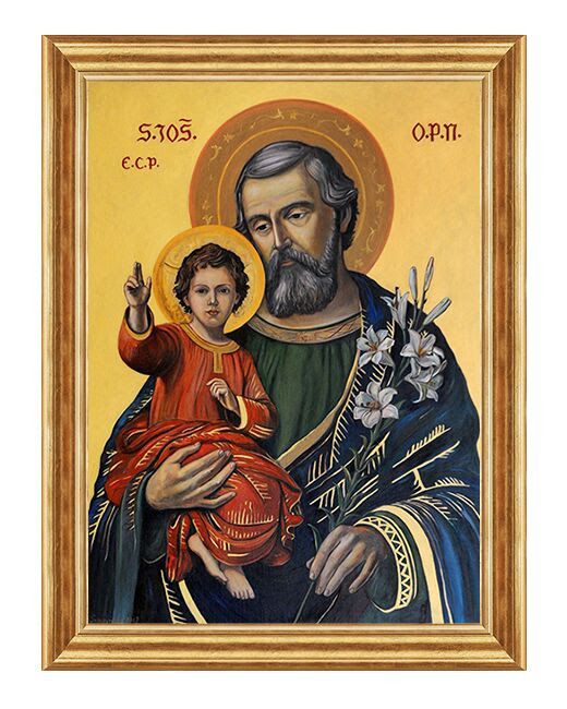 Święty Józef z Nazaretu - Ikona - 05 - Obraz religijny