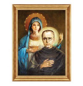 Święty Maksymilian Maria Kolbe - Bazylika Węgrów - Obraz religijny