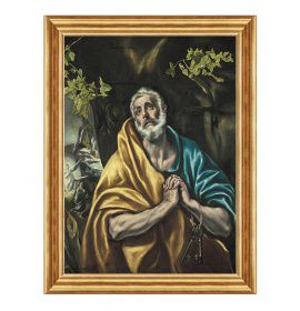 Święty Piotr - 03  - El Greco - Obraz religijny