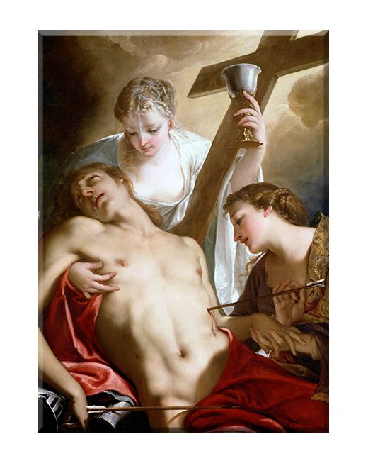 Święty Sebastian - Patron od epidemii - 07 - Obraz religijny