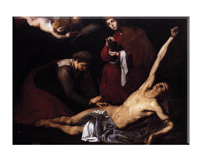 Święty Sebastian - Patron od epidemii - 08 - Obraz religijny
