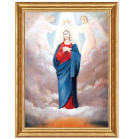 Ukoronowanie Najświętszej Maryi Panny - Ogród różańcowy I - Obraz biblijny