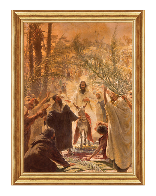 Wjazd do Jerozolimy - Obraz religijny, Obraz na plotnie