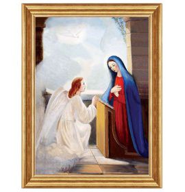 Zwiastowanie Najświętszej Maryi Pannie - Ogród różańcowy I - Obraz biblijny